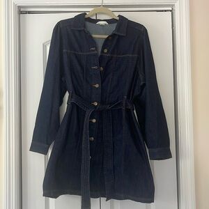 H&M Dark denim dress, size Large